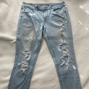 Jegging crop jeans